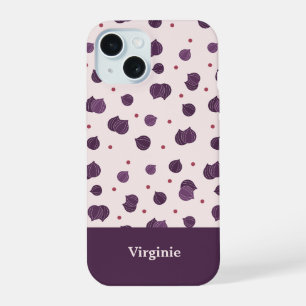 Fig Pattern iPhone 15 Case