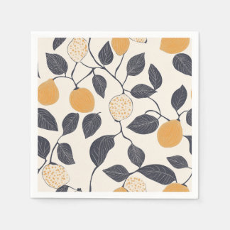 fig pattern Paper Napkin