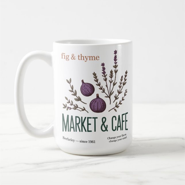 Fig & Thyme Coffee Mug (Left)