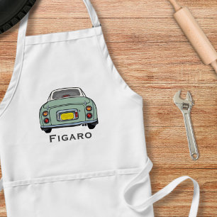 Figarations Cute Green Figaro Motor Car Name Standard Apron