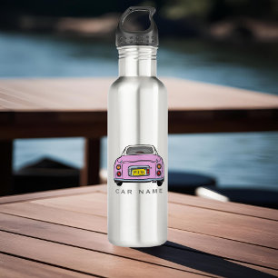 Figarations Cute Pink Figaro Car Name Monogram 710 Ml Water Bottle