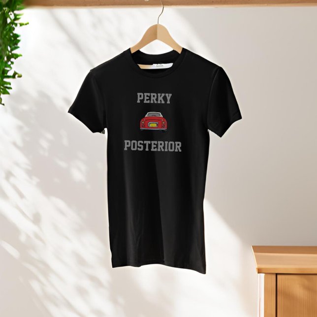 Figarations Cute Red Figaro Cartoon Car Perky T-Shirt (Fun figgy shirt just for red figaro owners. Add your text)
