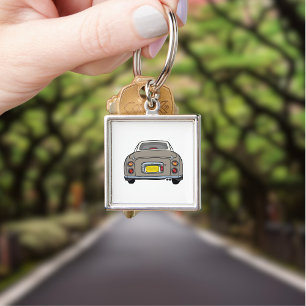 Figarations Cute Topaz Mist Figaro Car Key Ring