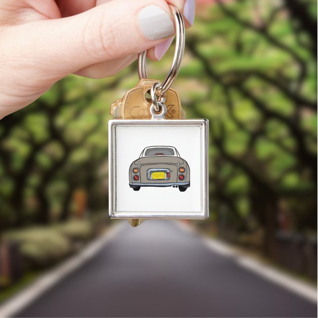 Figarations Cute Topaz Mist Figaro Car Key Ring (Cute topaz mist figaro car keychain for your car keys)