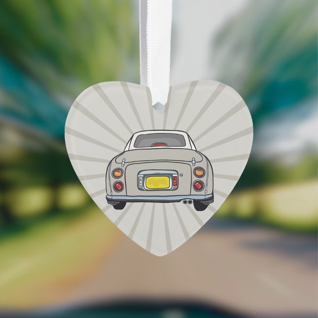 Figarations Cute Topaz Mist Figaro Car Ornament (Fun figgy ornament to hang in your car or on your christmas tree. You can add your name or car reg)