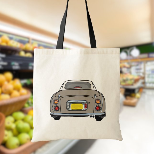 Figarations Cute Topaz Mist Figaro Car Tote Bag (Fun tote bag for the topaz mist figaro car owner)