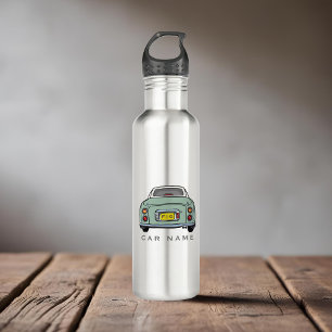 Figarations Emerald Green Figaro Car Name Monogram 710 Ml Water Bottle