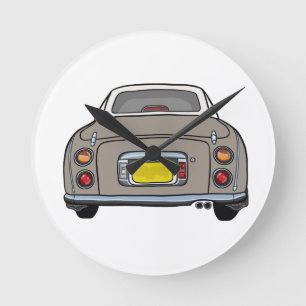 Figarations Figaro Car Topaz Mist Garage Clock