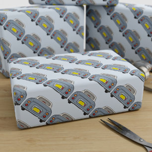 Figarations Lapis Grey Figaro Car Wrapping Paper
