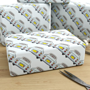 Figarations Pale Aqua Blue Figaro Wrapping Paper