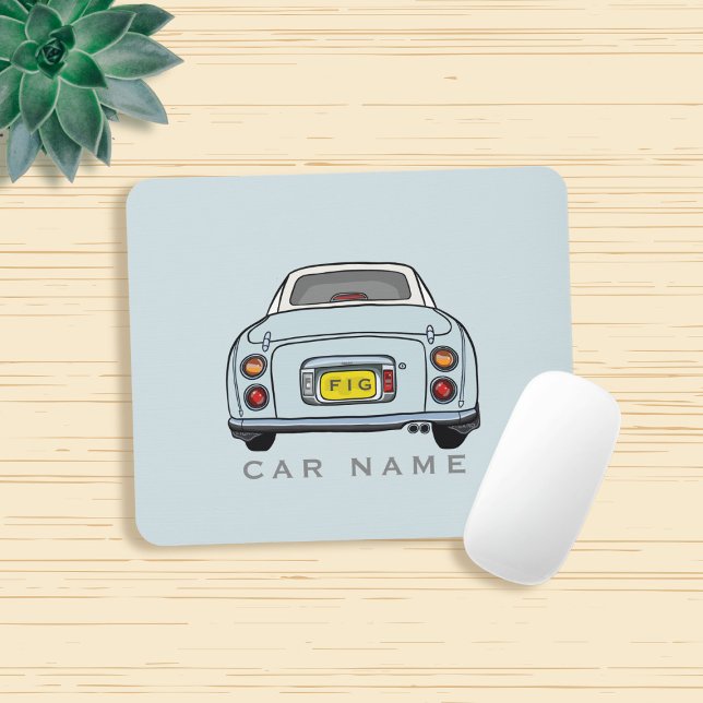 Figarations Pale Aqua Figaro Car Mouse Mat (Love pale aqua figaros and need a mouse mat? Add your name to this one!)