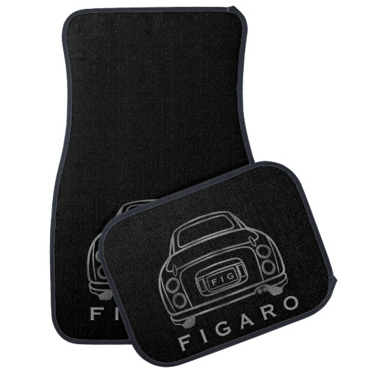 Figarations Personalised Figaro Car Floor Mats Zazzle Co Uk