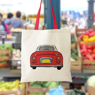 Figarations Red Figaro Car Tote Bag