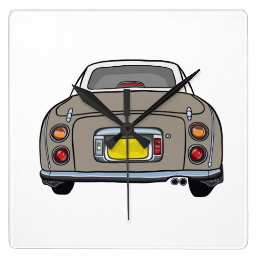 Image of Figarations Topaz Mist Figaro Car wall clock