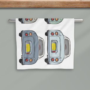 Figaro Car Season Cute Figarations Kitchen Towel