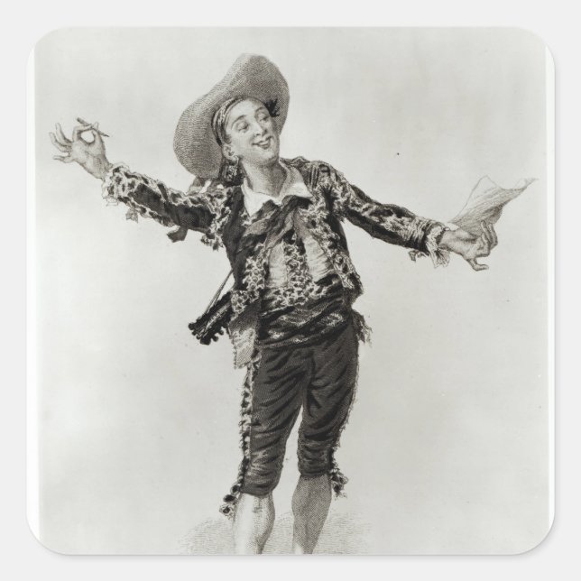 Figaro Square Sticker (Front)