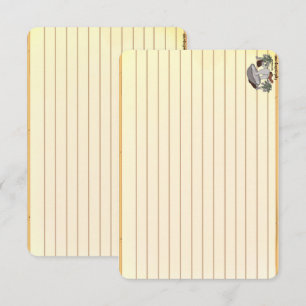 Figdewdrop caterpillar & mushroom recipe notecards