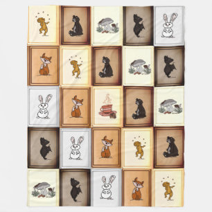 figdewdrop Quilt It Relax Everybody Fleece Blanket