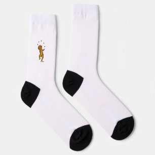 figdewdrops Juggling Squirrel crew socks