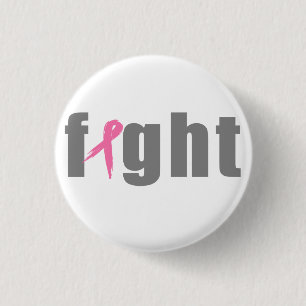 Fight 3 Cm Round Badge