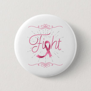Fight 6 Cm Round Badge