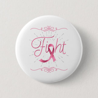 Fight 6 Cm Round Badge
