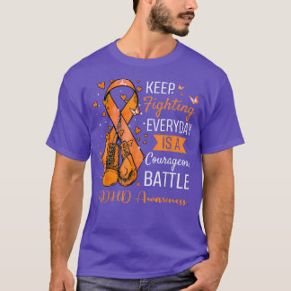 Fight ADHD Awareness Support Survivor T-Shirt