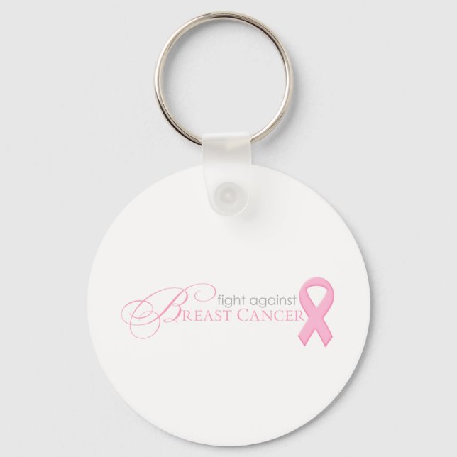 Fight Against Breast Cancer Key Ring (Front)