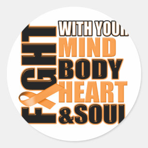 Fight Against Leukaemia Classic Round Sticker