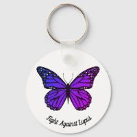 Fight Against Lupus Pretty Purple Butterfly