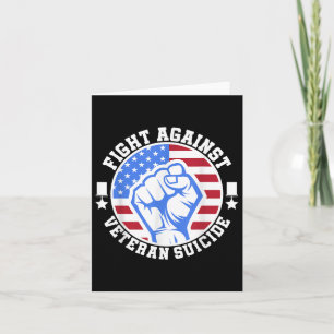 Fight Against Veteran Suicide Awareness Day _1  Card