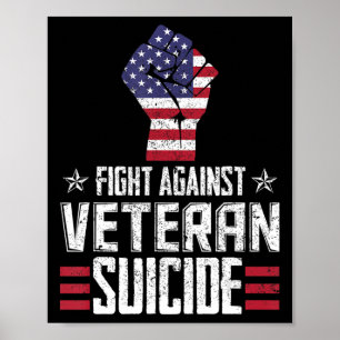 Fight Against Veteran Suicide Awareness Day Poster