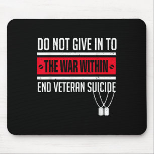 Fight Against Veteran Suicide Ptsd Awareness 22 A Mouse Mat
