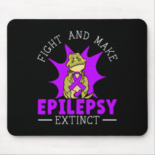 Fight And Make Epilepsy Extinct Epilepsy Awareness Mouse Mat