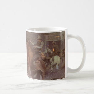 Fight at the Roundup Saloon by Bill Gollings Coffee Mug