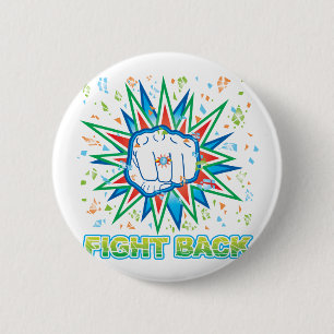 Fight Back 6 Cm Round Badge