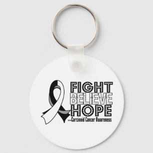 Fight Believe Hope - Carcinoid Cancer Key Ring