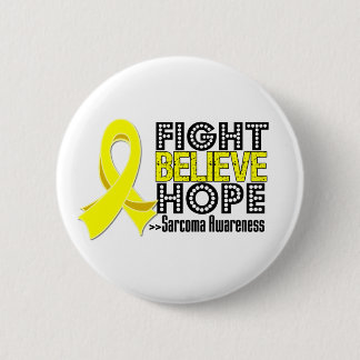 Fight Believe Hope - Sarcoma 6 Cm Round Badge