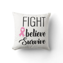 Fight & Believe Pillow