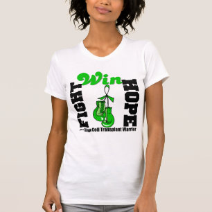 Fight Believe Win Stem Cell Transplant Warrior T-Shirt