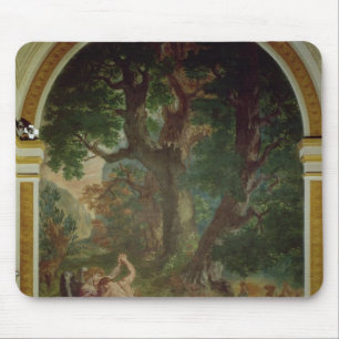 Fight between Jacob and the Angel, 1850-61 Mouse Mat