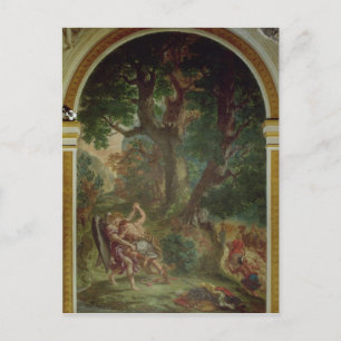 Fight between Jacob and the Angel, 1850-61 Postcard