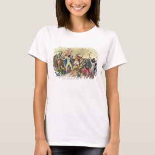 Fight Between Local Indians and Conquistadors (col T-Shirt