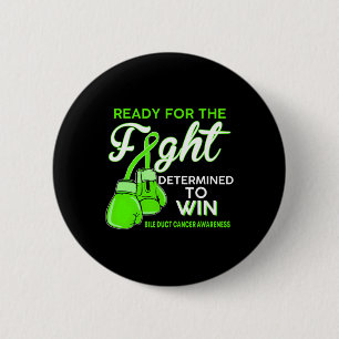 Fight Bile Duct Cancer Awareness Green Butterfly 6 Cm Round Badge