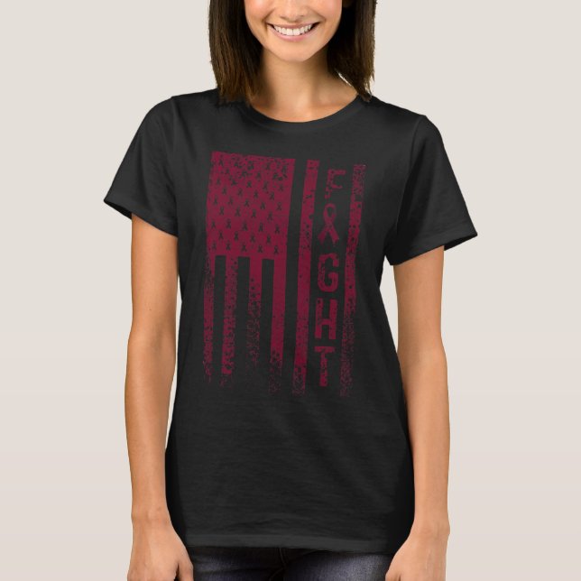 Fight Brain Aneurysm Awareness  T-Shirt (Front)