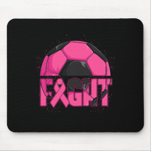 Fight Breast Cancer Awareness Day Fighter Pink Rib Mouse Mat