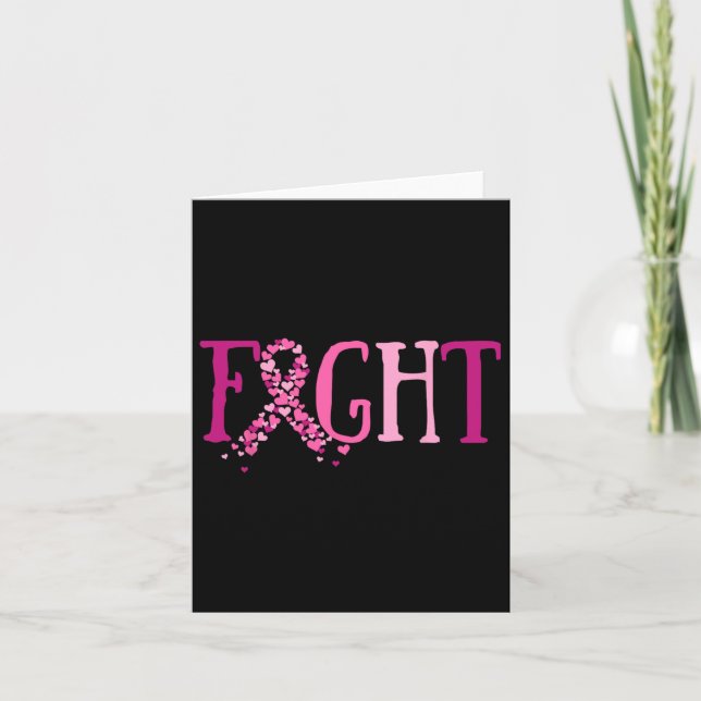 Fight Breast Cancer  Card (Front)