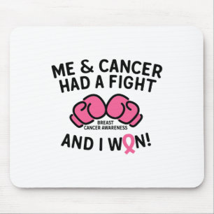 Fight Breast Cancer I Won Breast Cancer Survivor S Mouse Mat