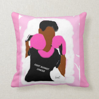 Fight Breast Cancer Throw Pillow, 20x20 Cushion
