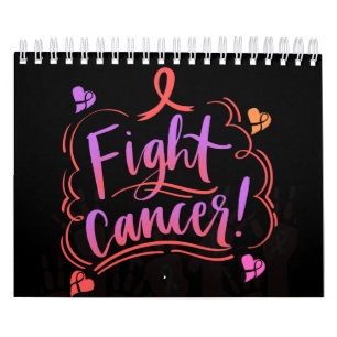 Fight Cancer Awareness, Ribbon Calendar